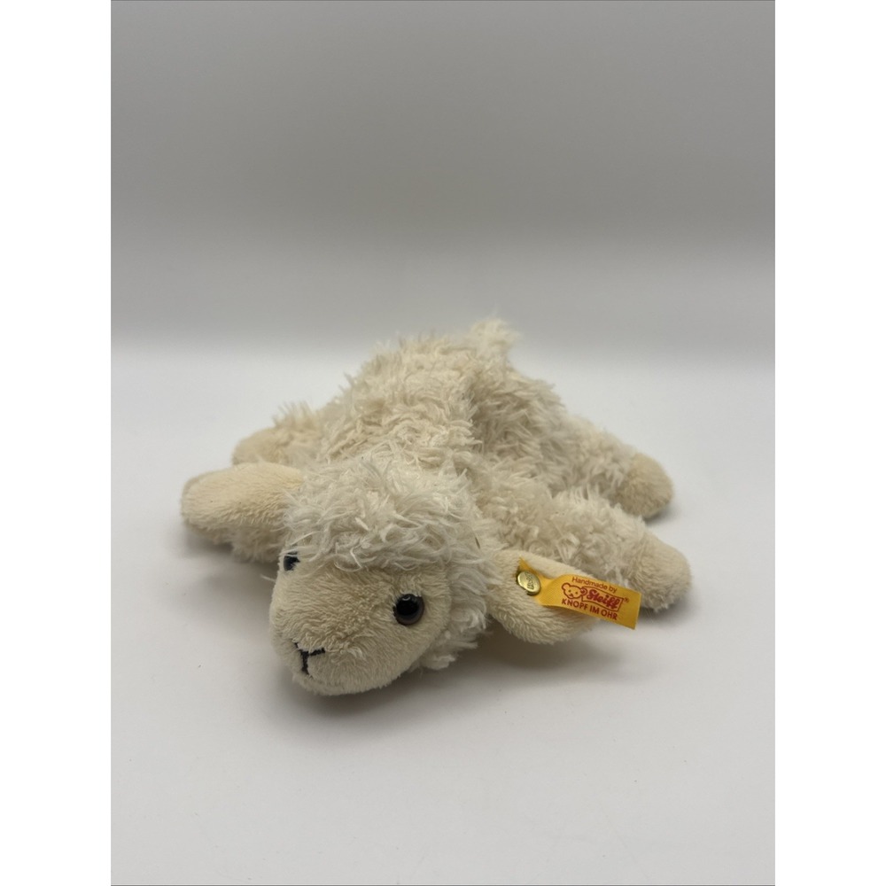 Steiff Floppy Lamb LINDA LAMM 7" Cream Cuddly Soft Animal Plush Toy 281280